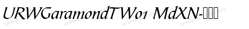 URWGaramondTW01 MdXN字体转换